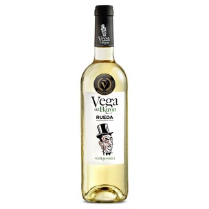 Vino blanco verdejo-viura D.O. Rueda Vega del Báron 75 cl
