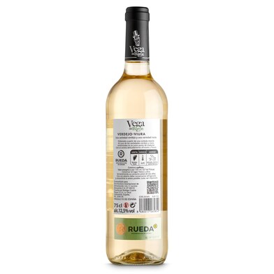 Vino blanco verdejo viura D.O. Rueda Vega del baron botella 75 cl-1 Vino blanco verdejo viura D.O. Rueda Vega del baron botella 75 cl-1
