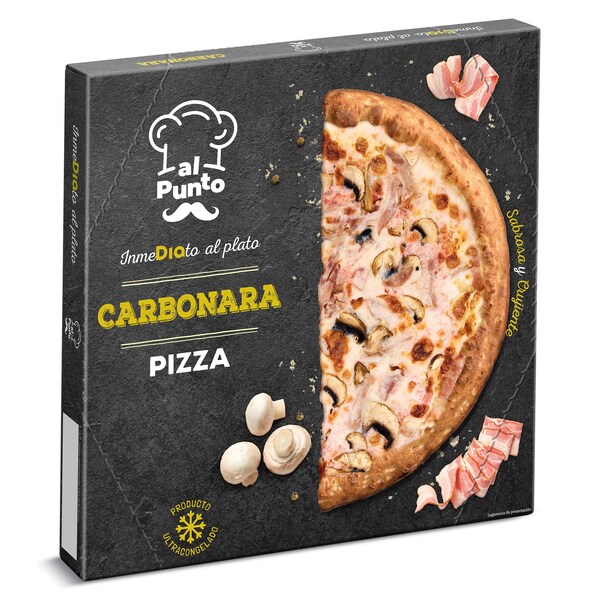 Pizza Carbonara Dia Al Punto Envase 465 Gr.