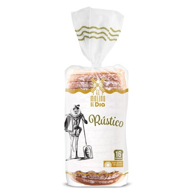 Pan de molde rústico El molino de Dia bolsa 500 g-0 Pan de molde rústico El molino de Dia bolsa 500 g-0