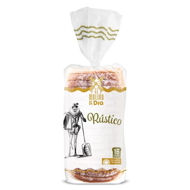 Pan de molde rústico El molino de Dia bolsa 500 g-0