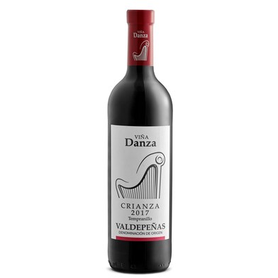 Vino tinto crianza D.O. Valdepeñas Señorío de Ondas botella 750 ml-0