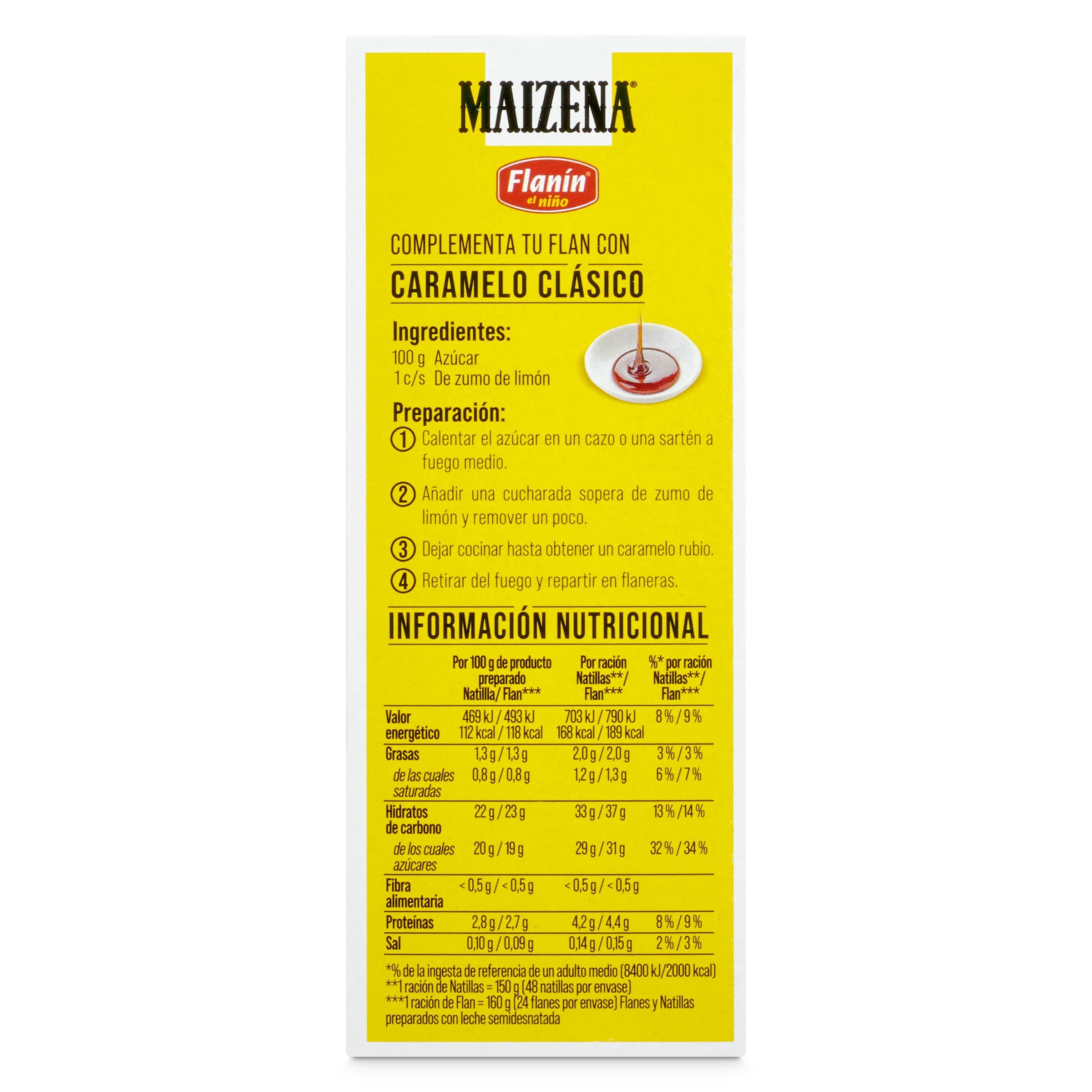 Preparado para flanes y natillas Flanin 192 g