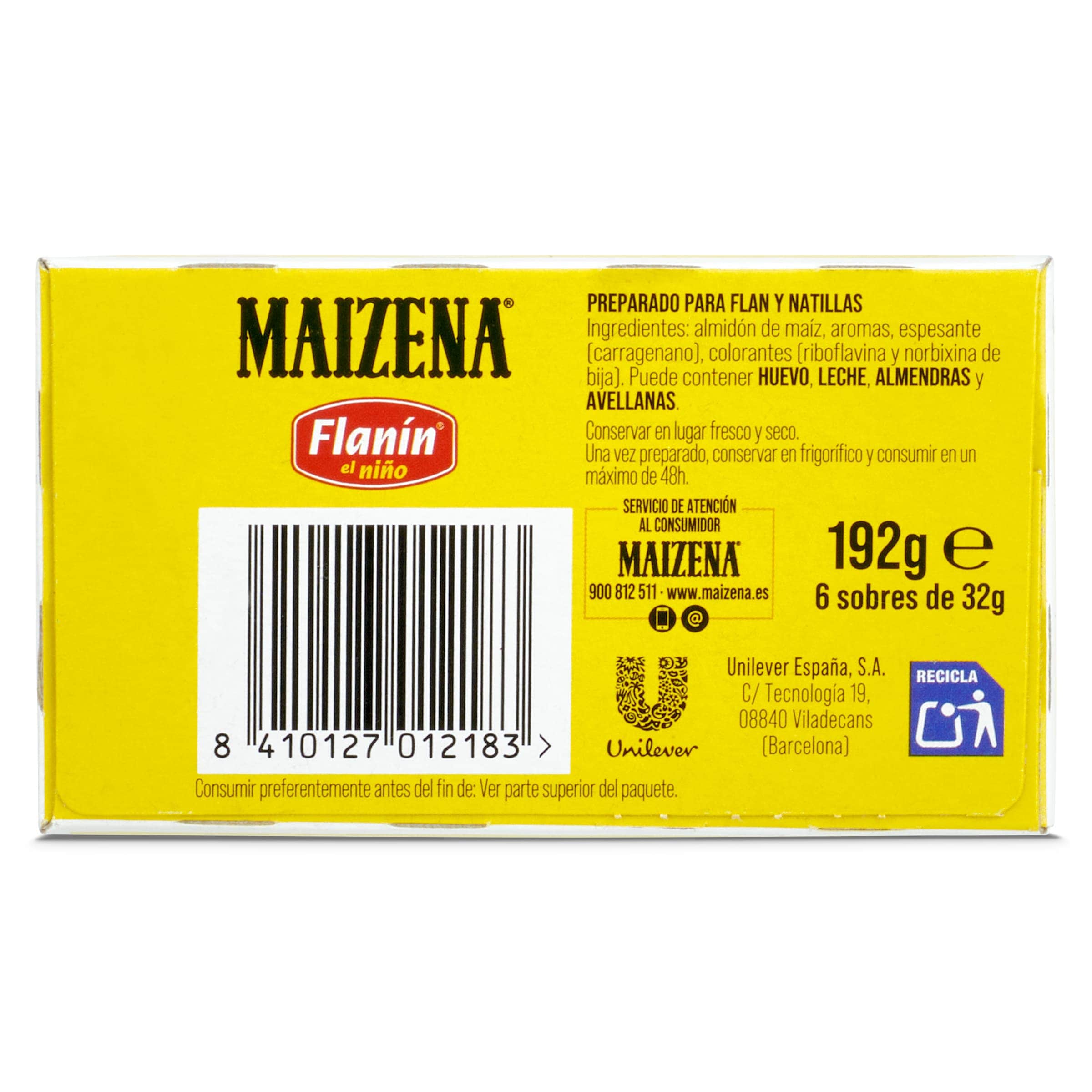 Preparado para flanes y natillas Flanin 192 g