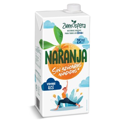 Bebida de zumo de naranja sin azúcares añadidos Zumosfera de Dia brik 2 l-0 Bebida de zumo de naranja sin azúcares añadidos Zumosfera de Dia brik 2 l-0