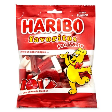 Golosinas favoritos red&white Haribo bolsa 250 g-0 Golosinas favoritos red&white Haribo bolsa 250 g-0