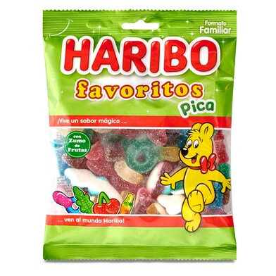 Golosinas favoritos pica Haribo bolsa 250 g-0