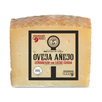 Queso añejo de oveja 9 meses leche cruda El Cencerro de Dia 300 g-0