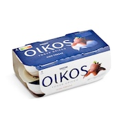 Yogur griego con fresas Oikos pack 4 x 110 g
