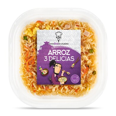 Arroz tres delicias Al Punto Dia bandeja 320 g-0 Arroz tres delicias Al Punto Dia bandeja 320 g-0