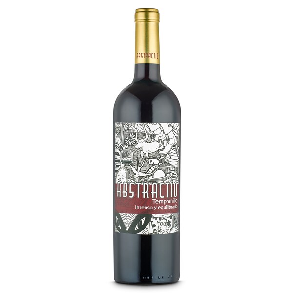 Vino Tinto Tempranillo Abstractio Botella 75 Cl.
