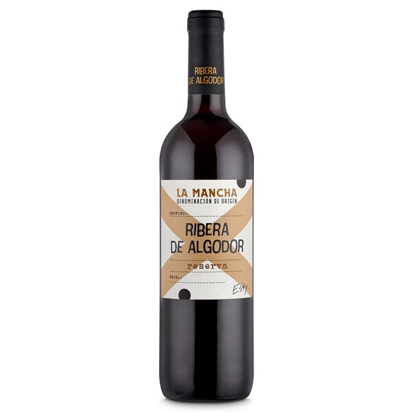 Vino Tinto Reserva DO La Mancha Ribera de Algodor 75 Cl.
