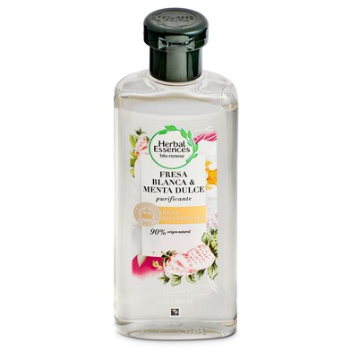 Champú purificante fresa y menta bio Herbal Essences botella 250 ml-0