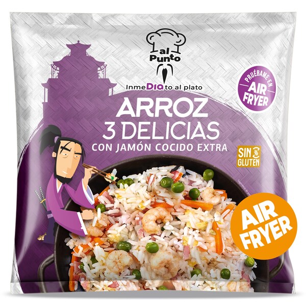Arroz Tres Delicias Dia Al Punto Bolsa 850 Gr.