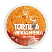 Tortilla de patatas con chorizo Al Punto Dia bandeja 600 g