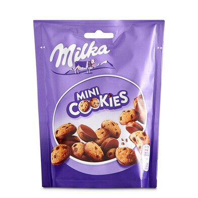 Galletas con pepitas de chocolate con leche Milka bolsa 110 g-0