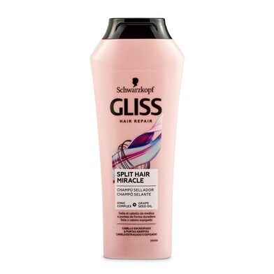 Champú split hair miracle cabello encrespado Gliss botella 250 ml-0 Champú split hair miracle cabello encrespado Gliss botella 250 ml-0