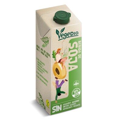 Bebida de soja Vegedia brik 1 l-0 Bebida de soja Vegedia brik 1 l-0