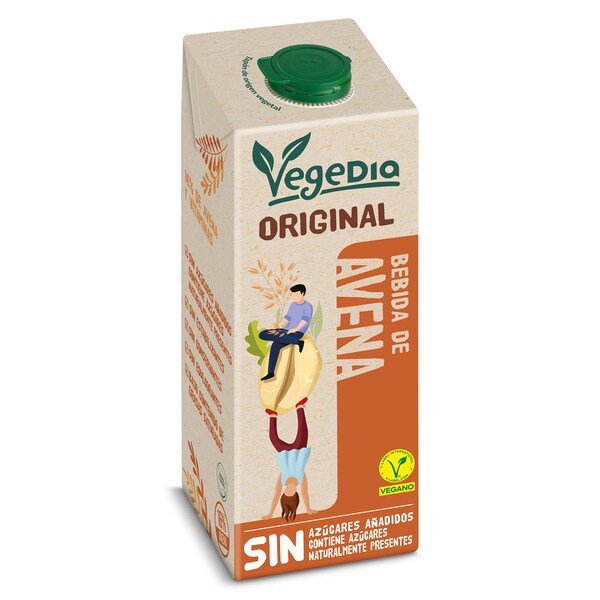 Bebida de Avena Natural Vegedia Envase 1 Lt.