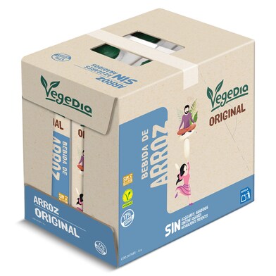 Bebida de arroz Dia Vegedia pack 6 x 1 L-0