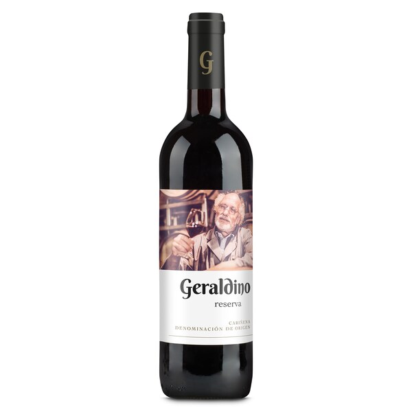 Vino Tinto Reserva DO Cariñena Geraldino Botella 75 Cl.
