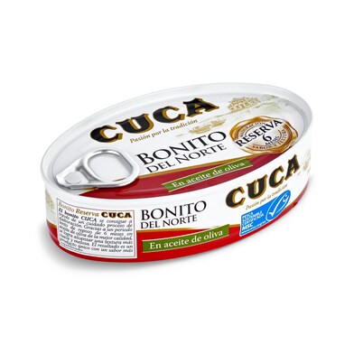 Bonito del norte en aceite de oliva Cuca frasco 82 g-0 Bonito del norte en aceite de oliva Cuca frasco 82 g-0