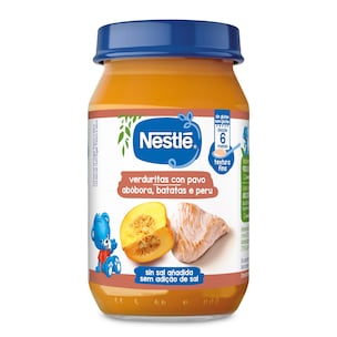 pure de verduritas con pavo 190 g