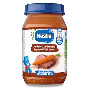 pure de hortalizas y ternera 190 g