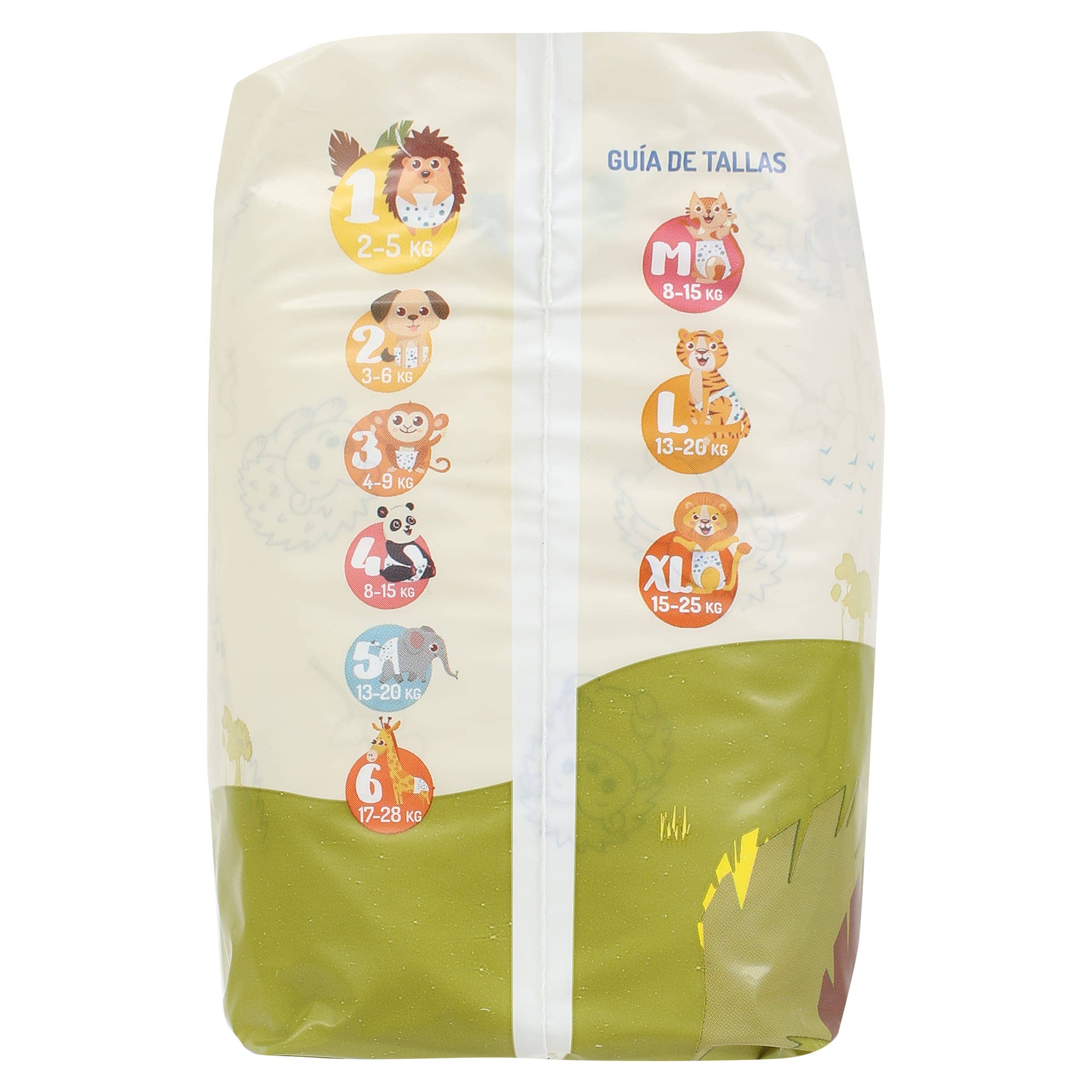 Pañales 2-5 kg talla 1 Dia Planeta Bebé 24 unidades