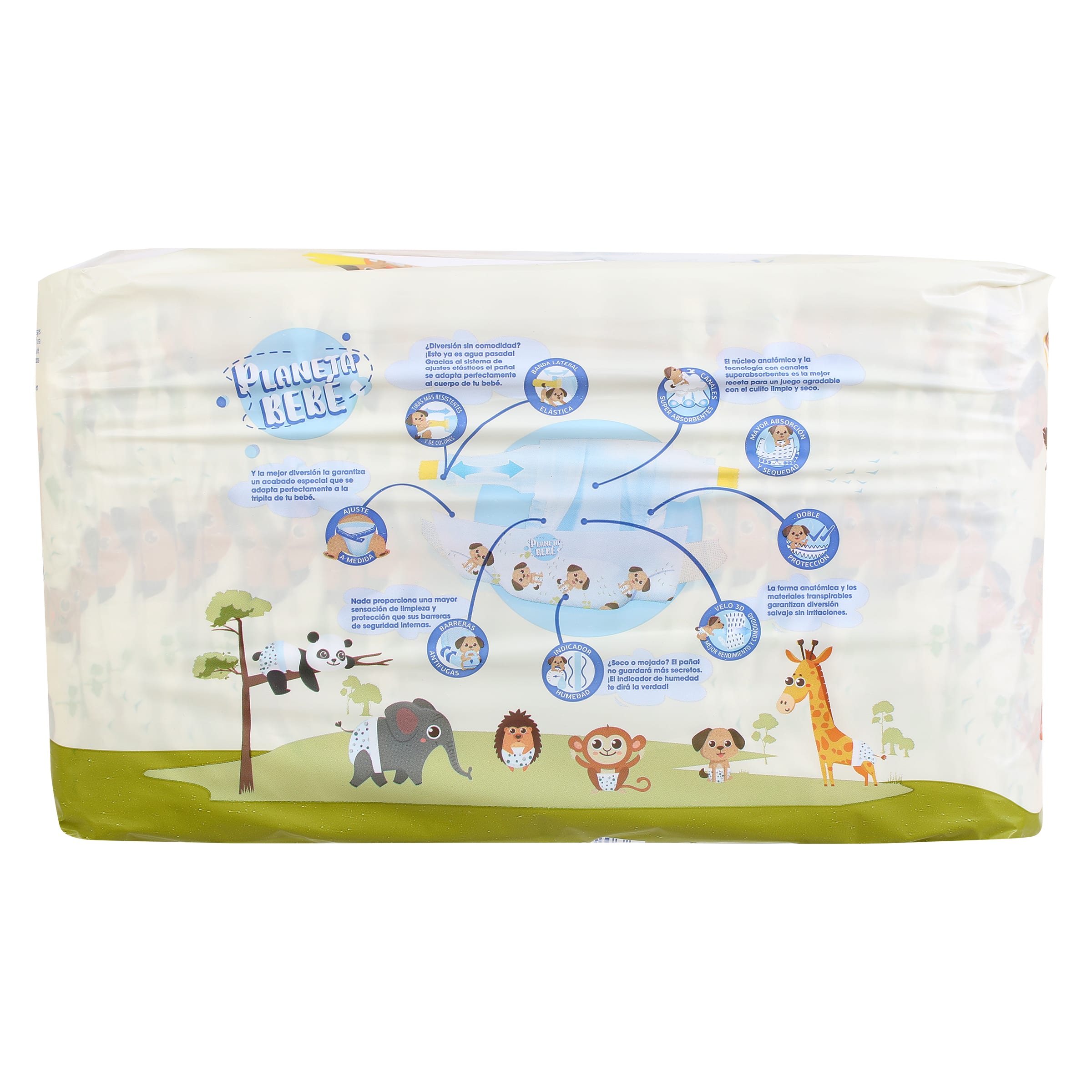 Pañales 3-6 kg talla 2 Dia Planeta Bebé 40 unidades