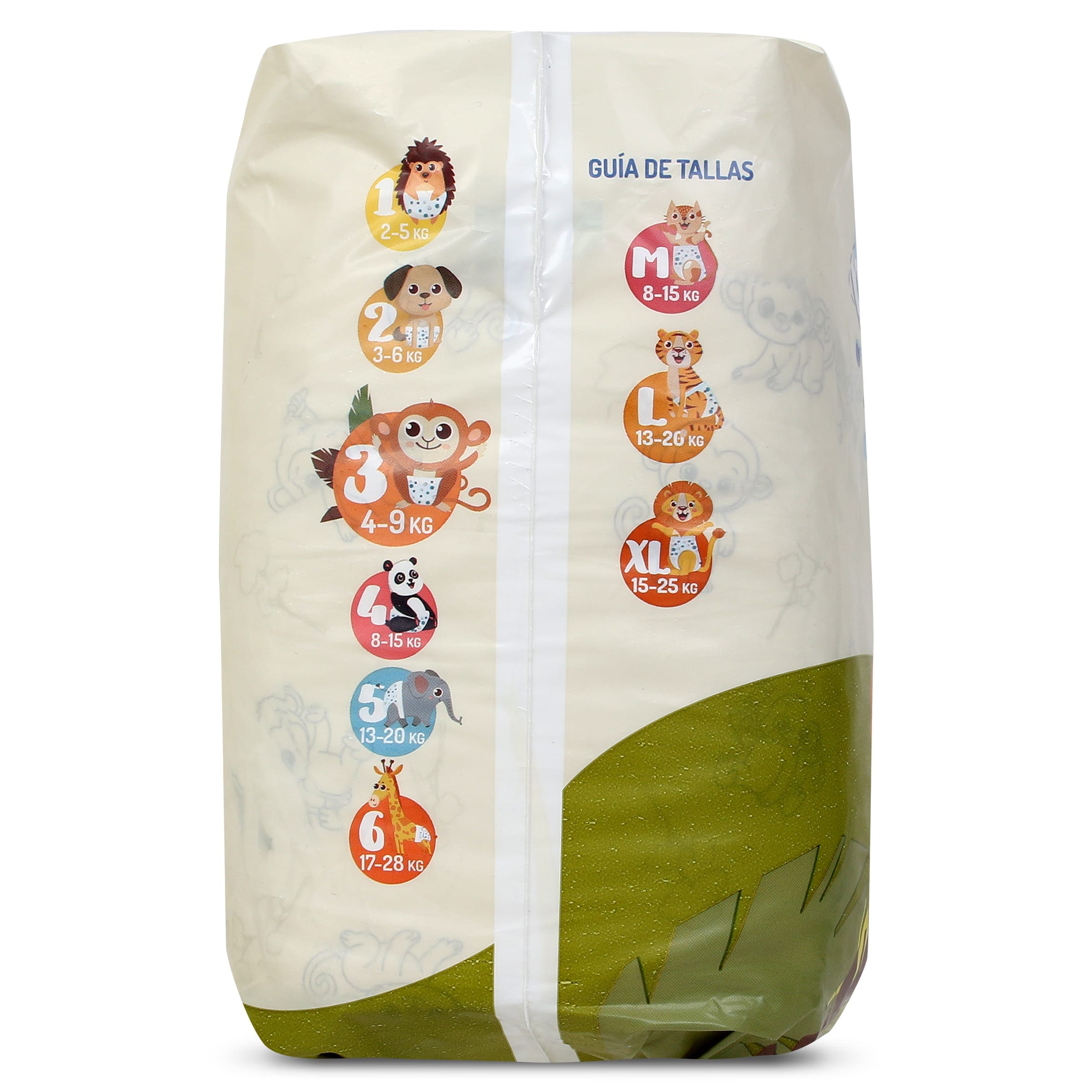 Pañales 4-9 kg talla 3 Dia Planeta Bebé 50 unidades