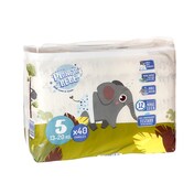 Pañales 13-20 kgs talla 5 Planeta Bebé de Dia bolsa 40 unidades