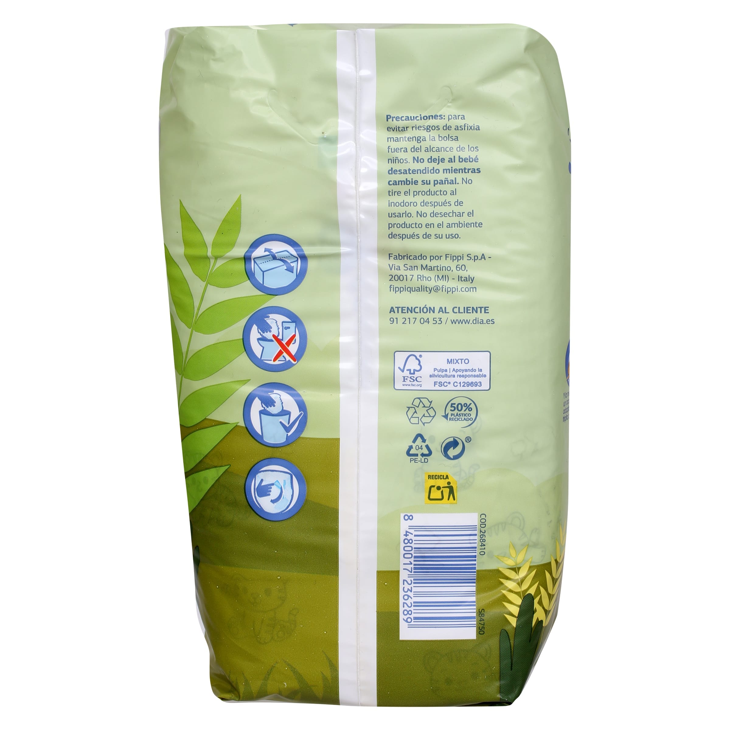 Pañales 13-20 kg talla L Dia Planeta Bebé 20 unidades