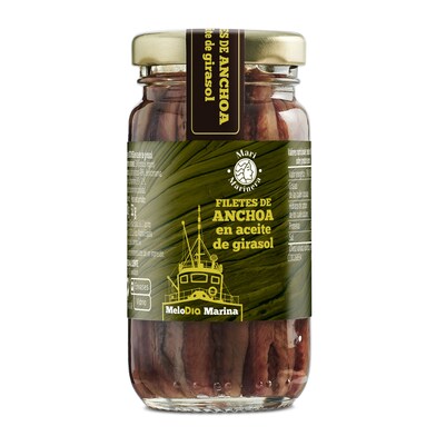 Anchoas en aceite de girasol MARI MARINERA FRASCO 52 GR-1 Anchoas en aceite de girasol MARI MARINERA FRASCO 52 GR-1