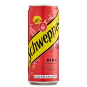 Tónica pink Schweppes lata 33 cl