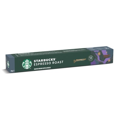 Café en cápsulas espresso roast Starbucks caja 10 unidades-0 Café en cápsulas espresso roast Starbucks caja 10 unidades-0