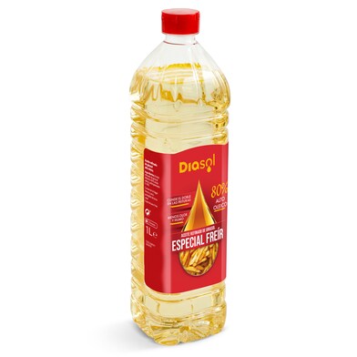 Aceite refinado de girasol especial para freír Diasol botella 1 l-0 Aceite refinado de girasol especial para freír Diasol botella 1 l-0