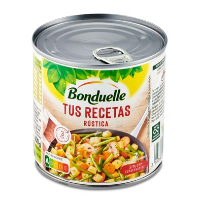Mezcla de hortalizas Bonduelle lata 300 g-0 Mezcla de hortalizas Bonduelle lata 300 g-0