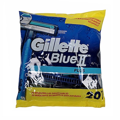 Maquinilla de afeitar desechable Gillette Blue II bolsa 20 unidades-0