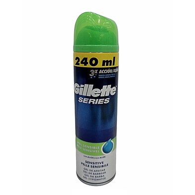 Gel de afeitar piel sensible Gillette spray 240 ml-0 Gel de afeitar piel sensible Gillette spray 240 ml-0