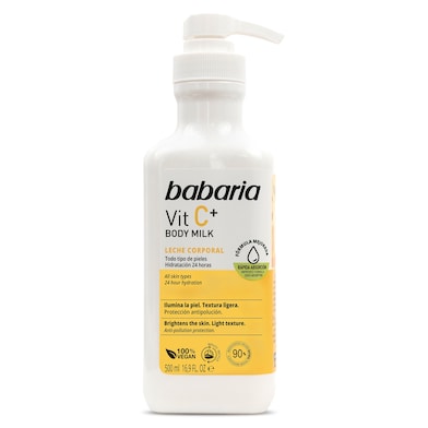 Leche corporal vitamina c Babaria bote 500 ml-0