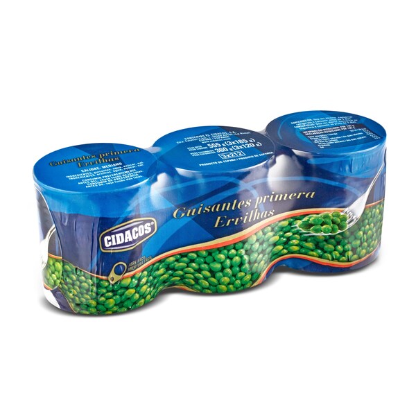 Guisantes Cidacos Pack 3x120 Gr.