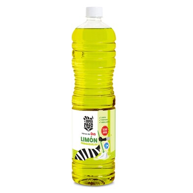Friegasuelos aroma limón SUPER PACO BOTELLA 1.5 LT-1 Friegasuelos aroma limón SUPER PACO BOTELLA 1.5 LT-1