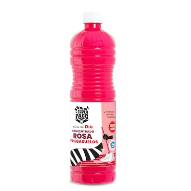 Friegasuelos concentrado rosa Super Paco botella 1 l-0