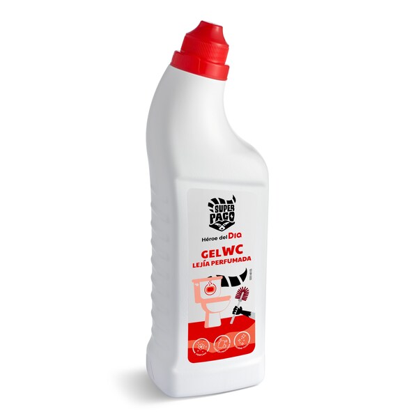 Gel Limpiador Wc Lejía Perfumada Dia Super Paco 1 Lt.