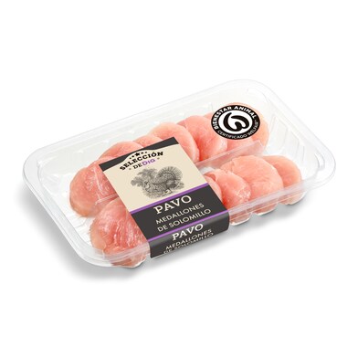 Medallones de solomillo de pavo Selección de Dia bandeja 300 g aprox.-0 Medallones de solomillo de pavo Selección de Dia bandeja 300 g aprox.-0