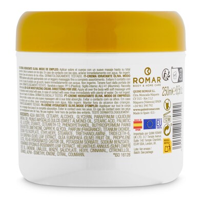 Crema corporal de oliva Amalfi bote 250 ml-1 Crema corporal de oliva Amalfi bote 250 ml-1