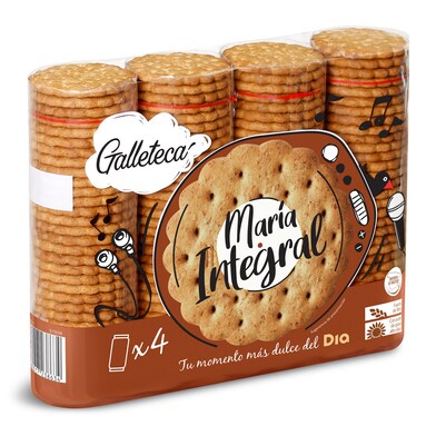 Galletas integrales maría Galleteca de Dia caja 800 g-0