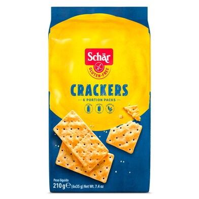 Crackers sin gluten Dr. Schar bolsa 210 g-0 Crackers sin gluten Dr. Schar bolsa 210 g-0