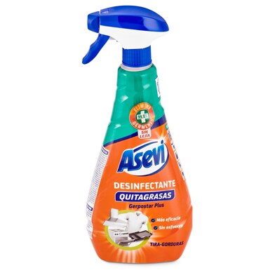 Quitagrasas desinfectante Asevi   spray 720 ml-0